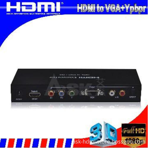 HDMI to VGA/component+Spdif converter